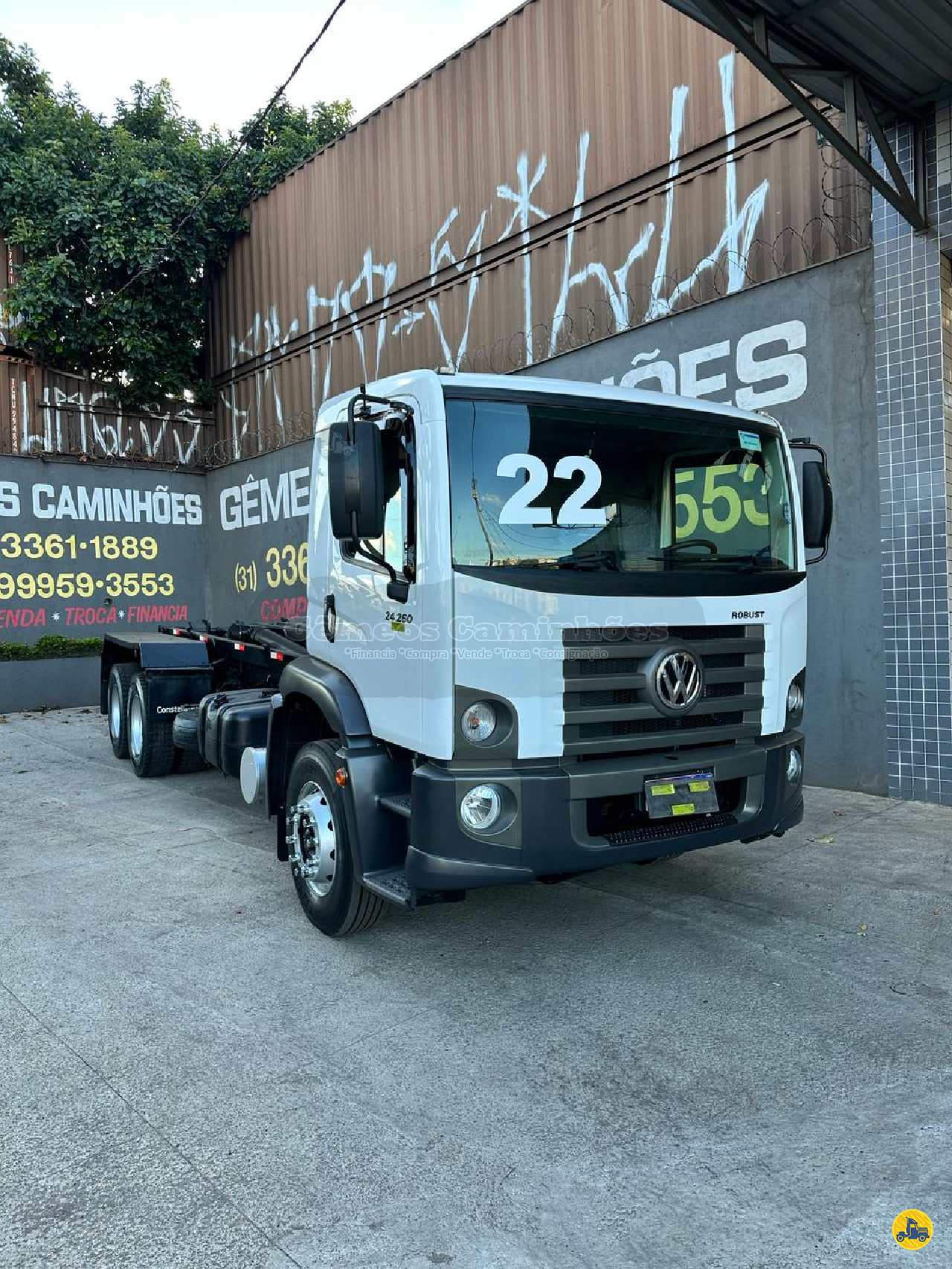 CAMINHAO VOLKSWAGEN VW 24260 Roll ON OFF Truck 6x2 Gêmeos Caminhões CONTAGEM MINAS GERAIS MG